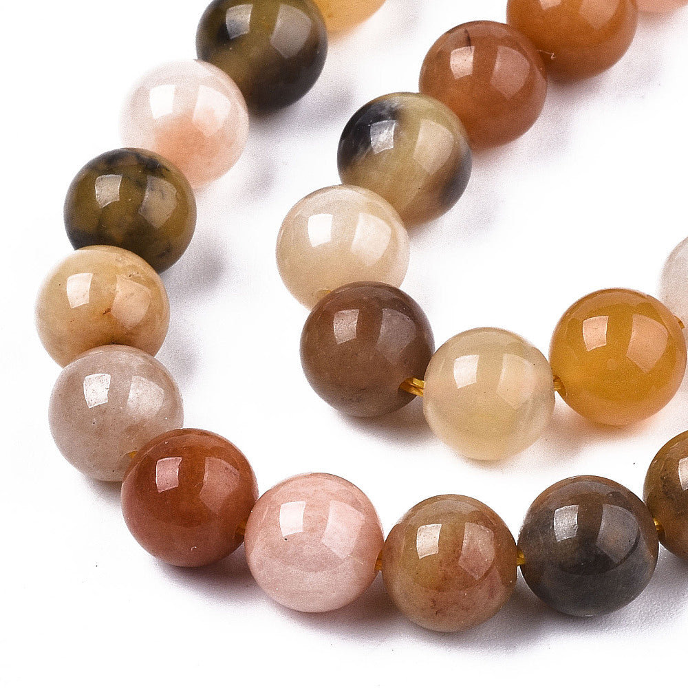 Silk Jade Gemstone Bead - Alberta Bead Store