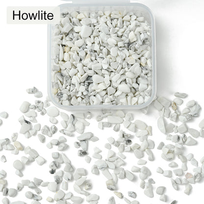 Howlite Gemstone Chip Beads No Hole 50g