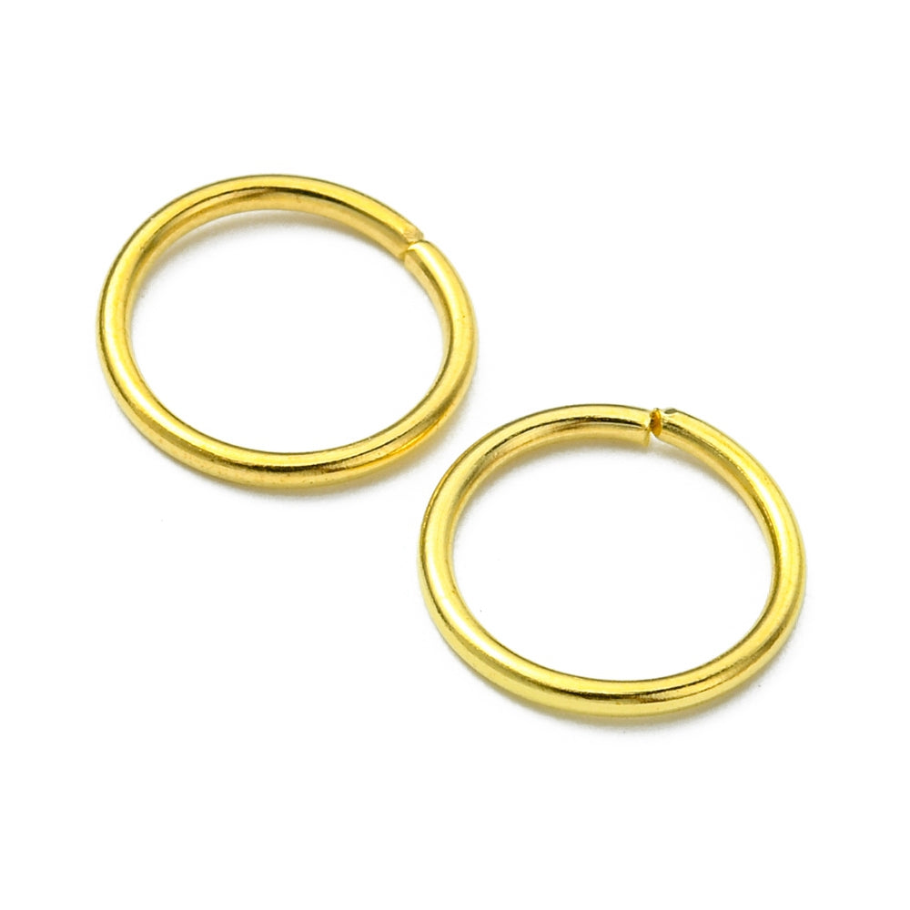 Jump Ring Golden Color Mixed Sizes 1 box - Alberta Bead Store