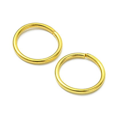 Jump Ring Golden Color Mixed Sizes 1 box - Alberta Bead Store