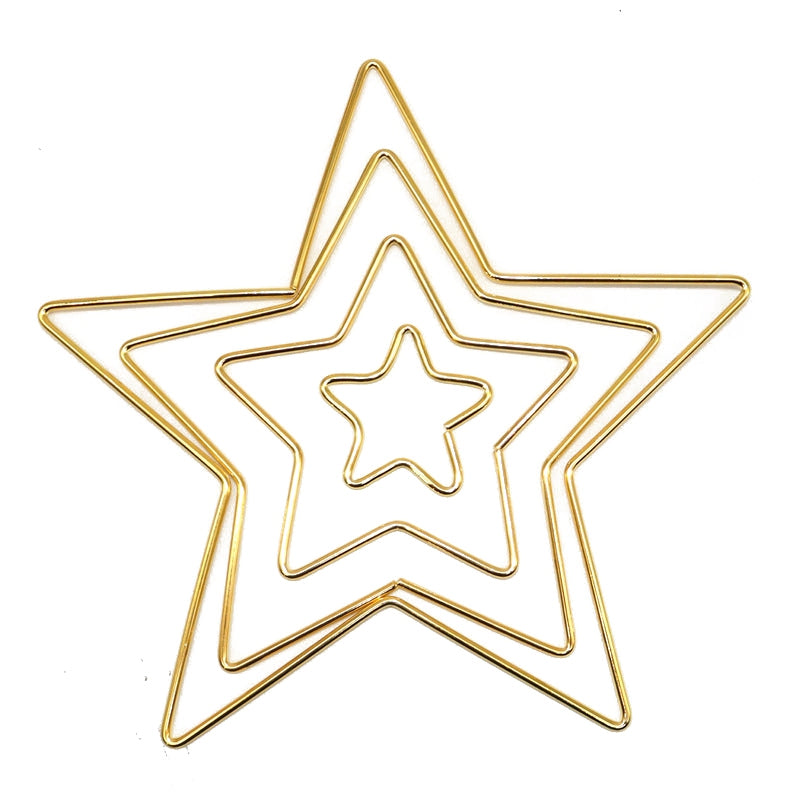 Gold Star Iron Hoop 8" - Alberta Bead Store