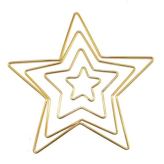 Gold Star Iron Hoop 8" - Alberta Bead Store