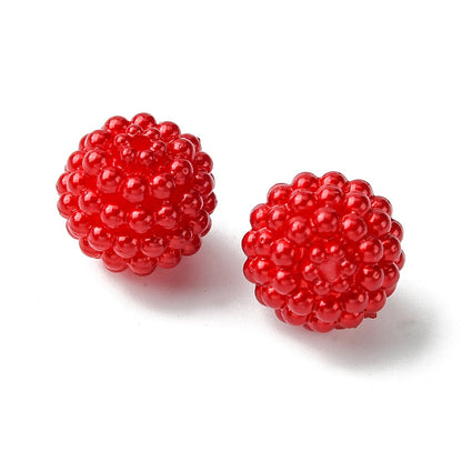 Acrylic Berry Bead Red 12MM 1pc