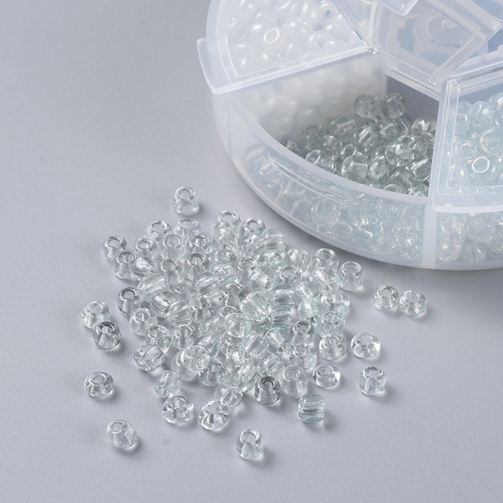 Glass Seed Bead Black Kit  6/0