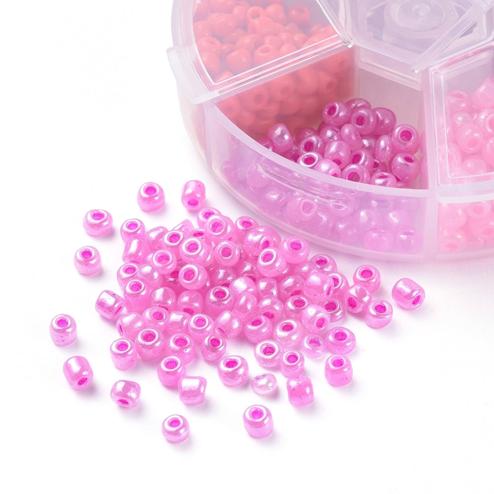 Glass Seed Bead Reds Kit  6/0