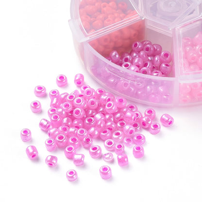 Glass Seed Bead Reds Kit  6/0