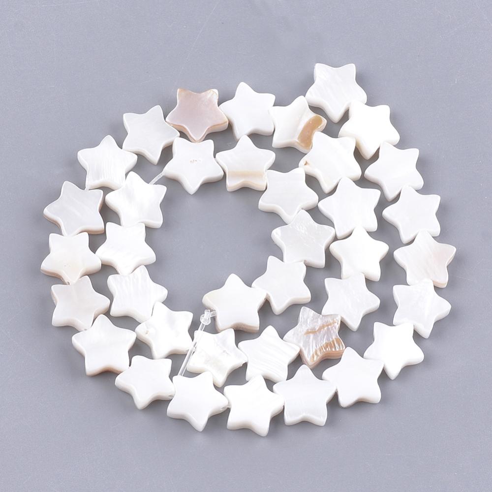 Perle Coquillage Lèvre Noire Forme Cœur 15MM 3pc