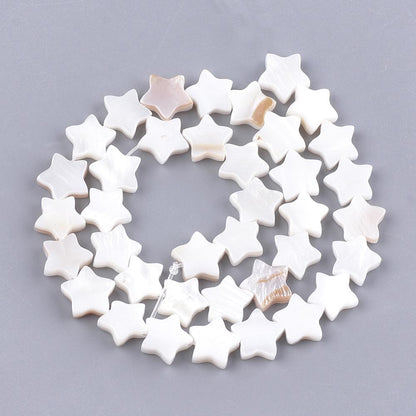 Perle Coquillage Lèvre Noire Forme Cœur 15MM 3pc
