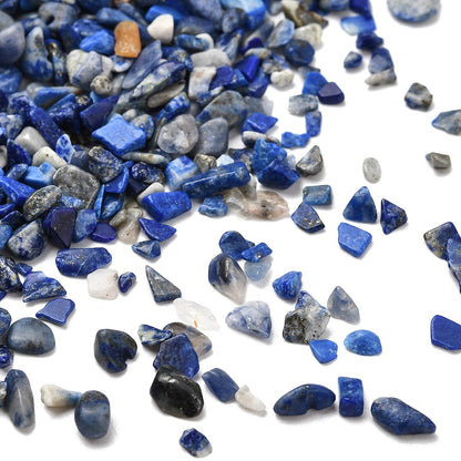Lapis Lazuli Gemstone Chip Beads No Hole 20g