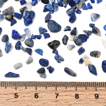 Lapis Lazuli Gemstone Chip Beads No Hole 20g