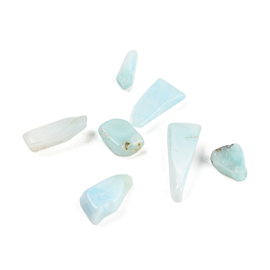 Larimar Gemstone Chip Beads No Hole 100g
