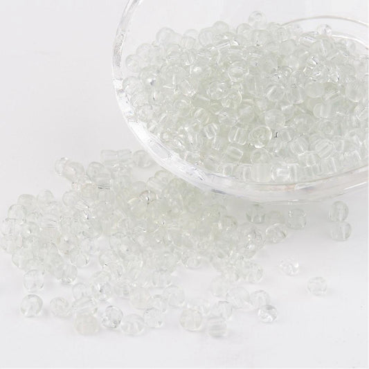 Glass Seed Bead Clear 6/0