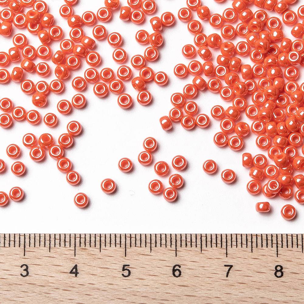 MIYUKI Seed Bead Orange Luster 8/0