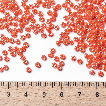 MIYUKI Seed Bead Orange Luster 8/0