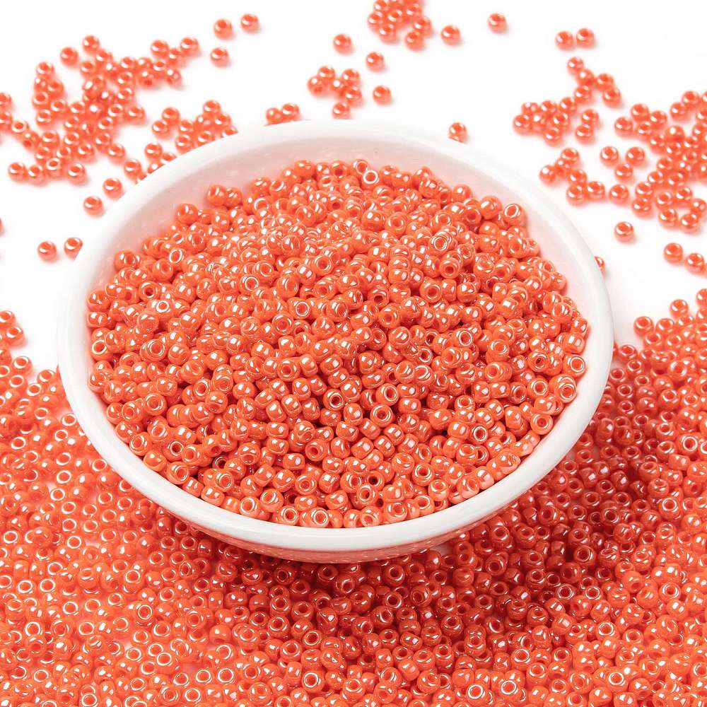 MIYUKI Seed Bead Orange Luster 8/0