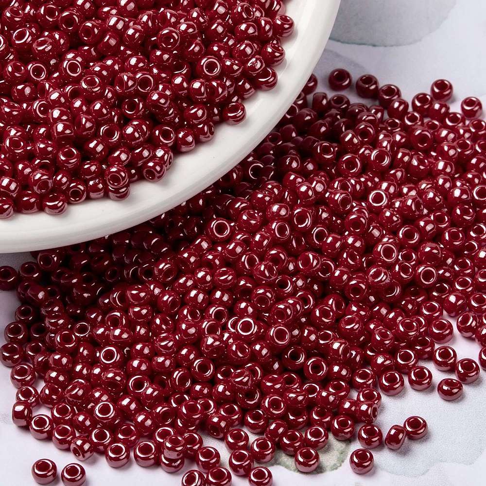 MIYUKI Seed Bead Red Luster 8/0