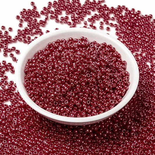 MIYUKI Seed Bead Red Luster 8/0
