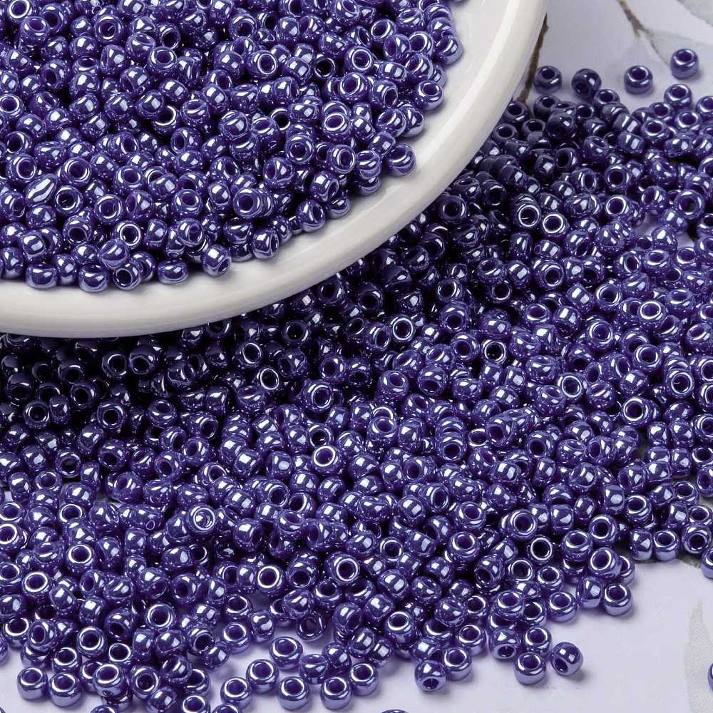 MIYUKI Seed Bead Cyan Blue Luster 8/0