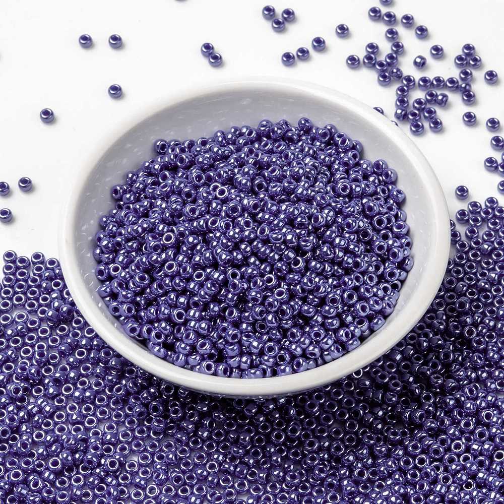 MIYUKI Seed Bead Cyan Blue Luster 8/0