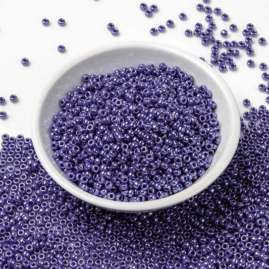 MIYUKI Seed Bead Cyan Blue Luster 8/0