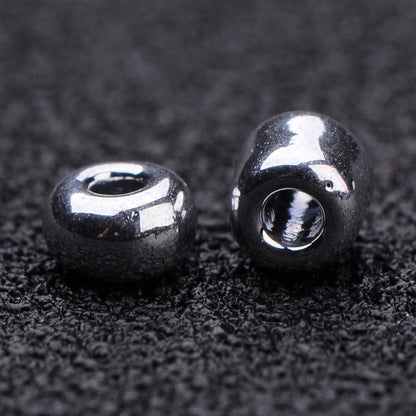 Glass Seed Bead Metallic Silver 8/0 50g