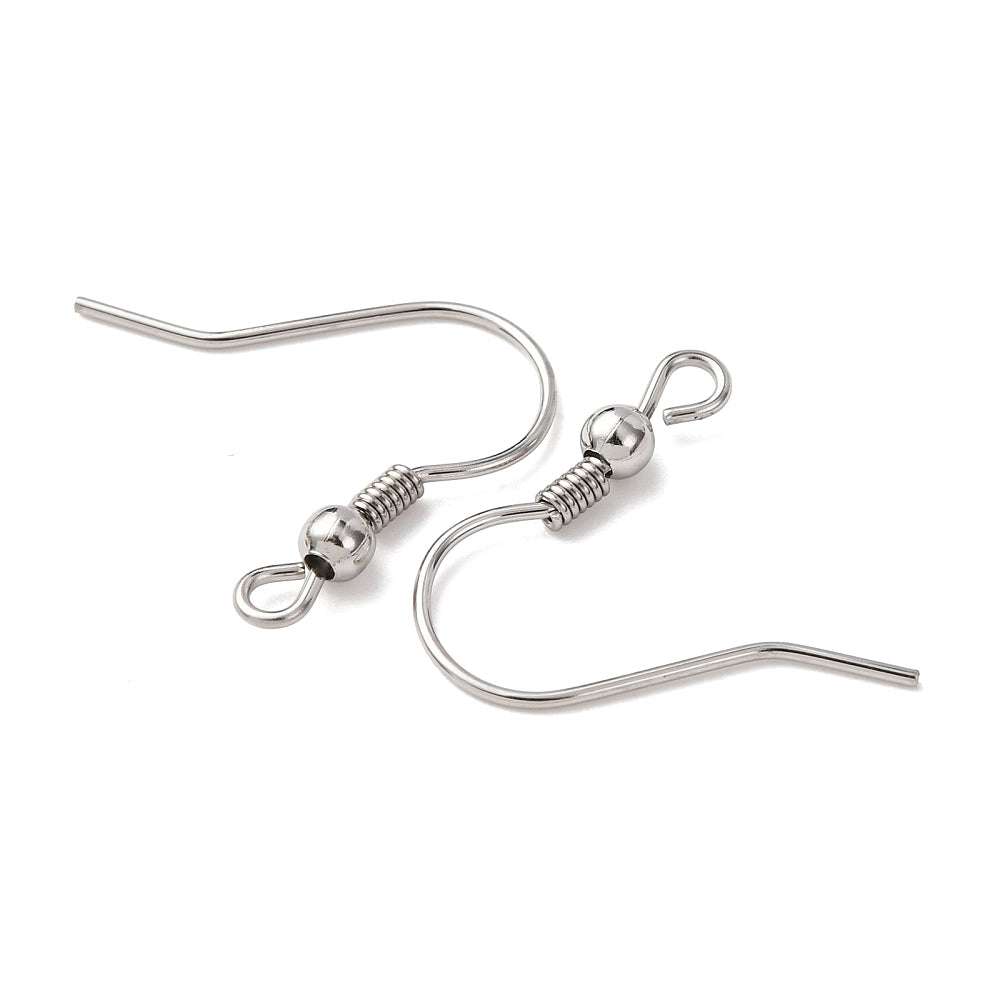 Fish Hook 316 Stainless Steel Earring 19mm 20pc