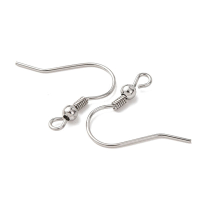 Fish Hook 316 Stainless Steel Earring 19mm 20pc