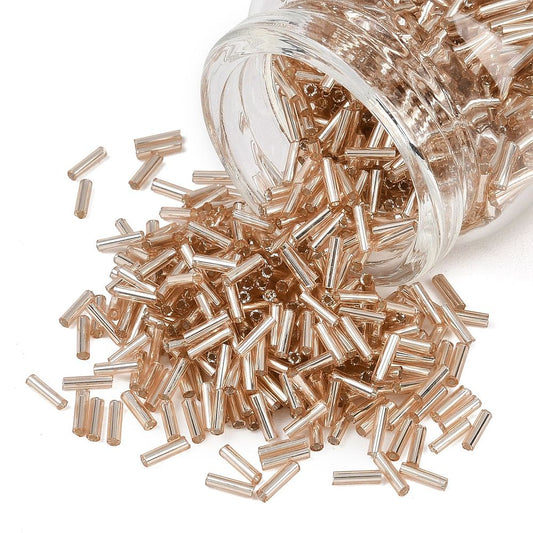 Glass Bugle Bead S/L Wheat