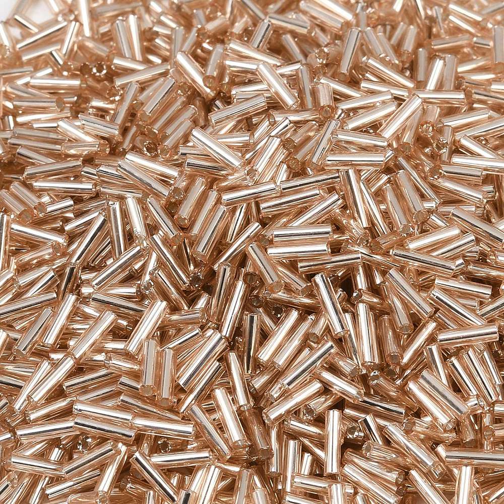 Glass Bugle Bead S/L Wheat