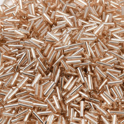 Glass Bugle Bead S/L Wheat