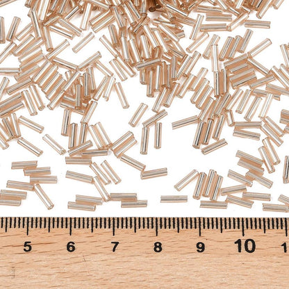 Glass Bugle Bead S/L Wheat