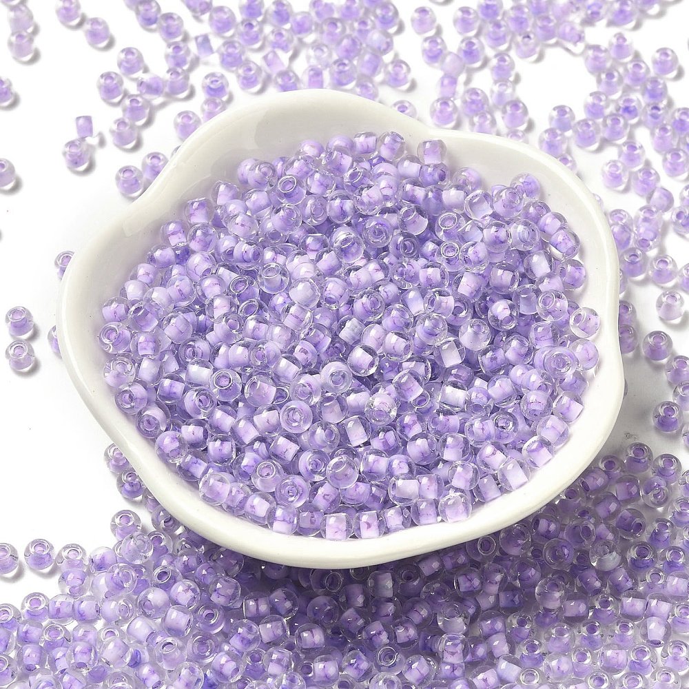 Glass Seed Bead C/L Lilac 6/0
