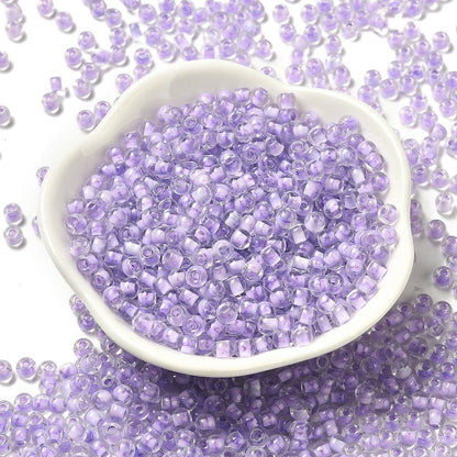 Glass Seed Bead C/L Lilac 6/0
