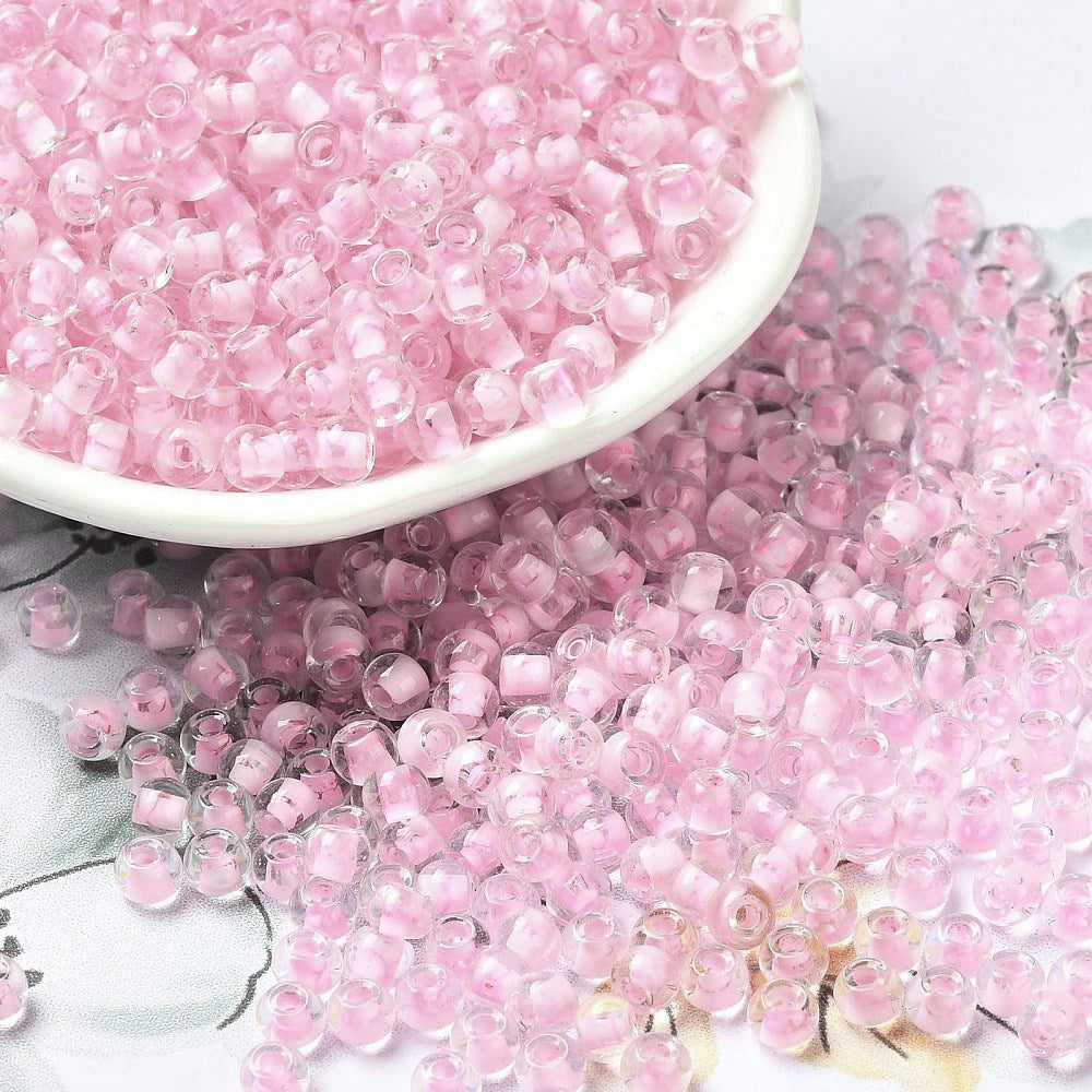 Glass Seed Bead C/L Pearl Pink 6/0
