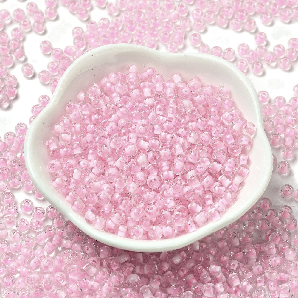 Glass Seed Bead C/L Pearl Pink 6/0