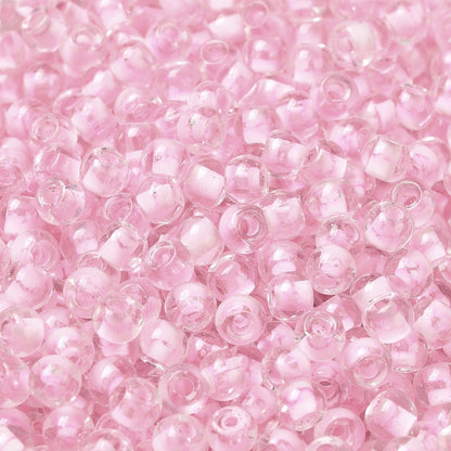 Glass Seed Bead C/L Pearl Pink 6/0