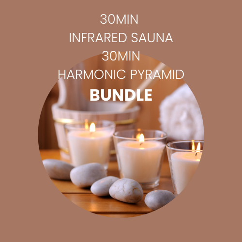 Bundle Session 30min Sauna and 30min Meditation | Crystals and Sun Signs