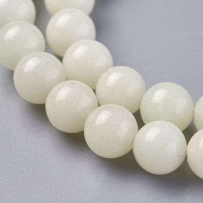 Luminous Stone White Bead - Alberta Bead Store