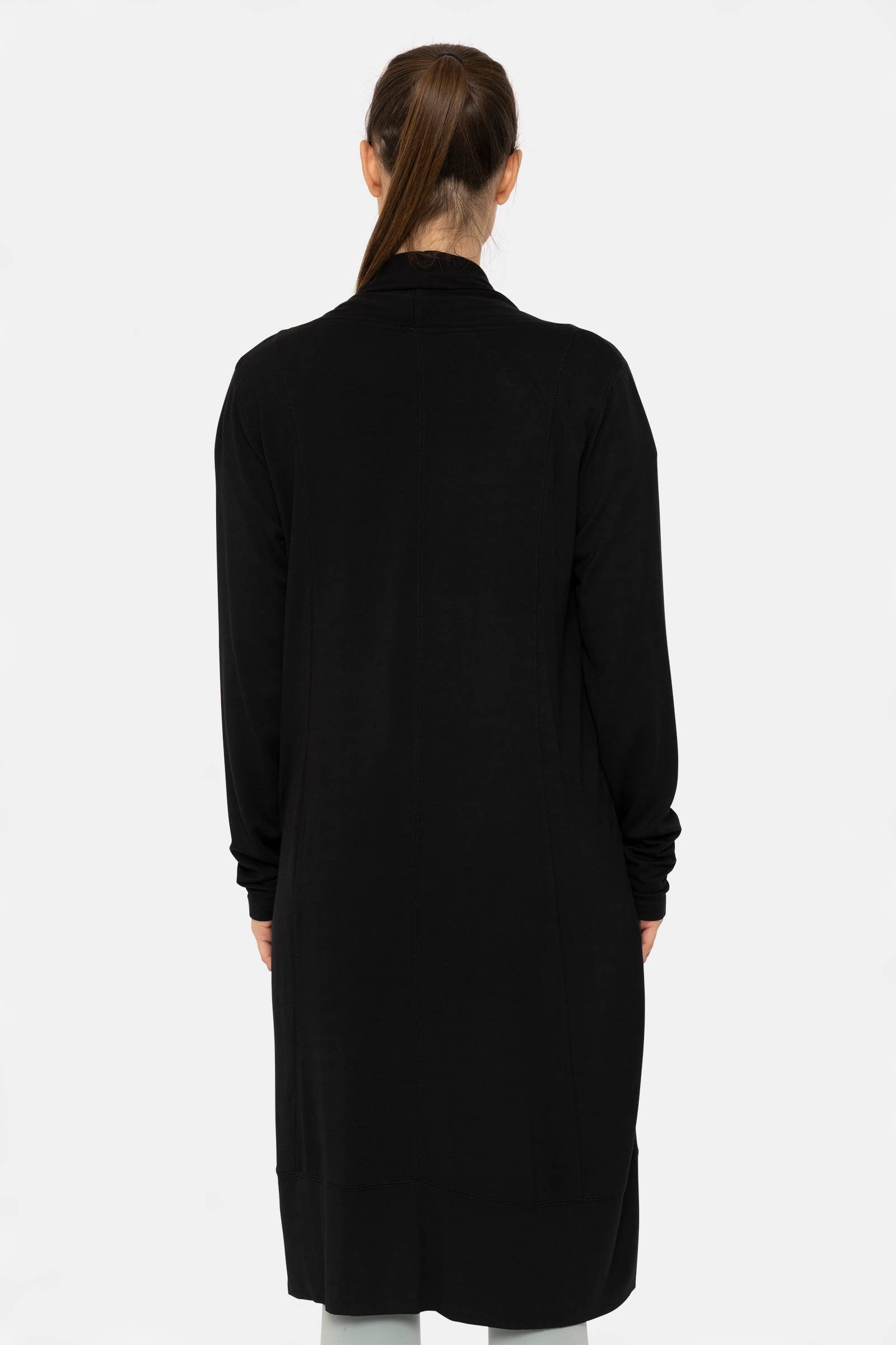 Luxe Draped Cardigan Black - Mono B
