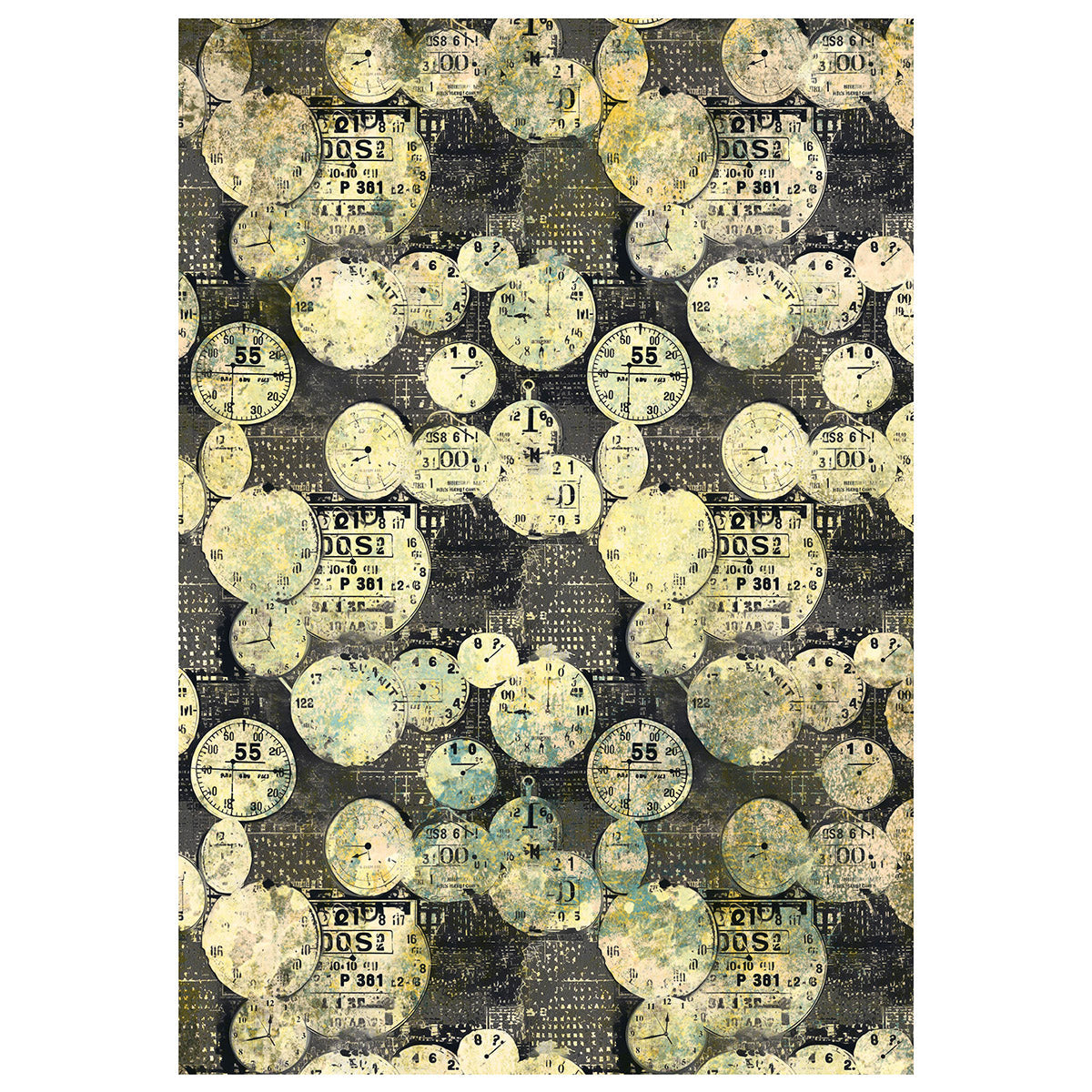 Mixed Media Rice Paper A4 Set 4/Pkg Time Capsule - Ecstasy Crafts