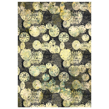 Mixed Media Rice Paper A4 Set 4/Pkg Time Capsule - Ecstasy Crafts