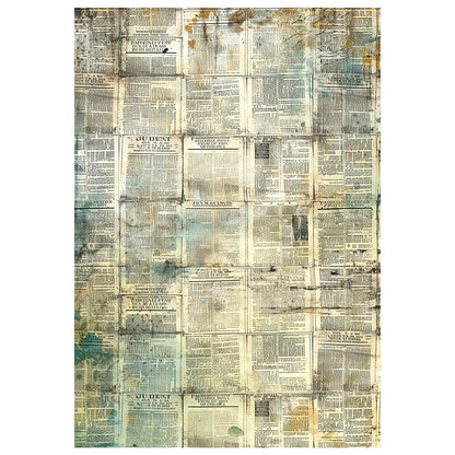 Mixed Media Rice Paper A4 Set 4/Pkg Time Capsule - Ecstasy Crafts