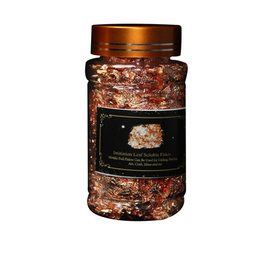 Foil Flakes Rose Gold 35g - Alberta Bead Store