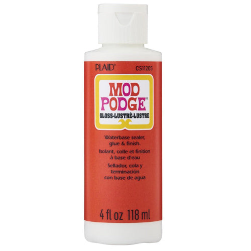 Mod Podge Waterbase Sealer/Glue/Finish, Gloss (4oz) | Alberta Bead Store