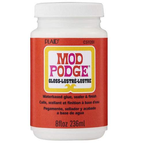 Mod Podge Waterbase Sealer/Glue/Finish, Gloss (8oz) | Alberta Bead Store