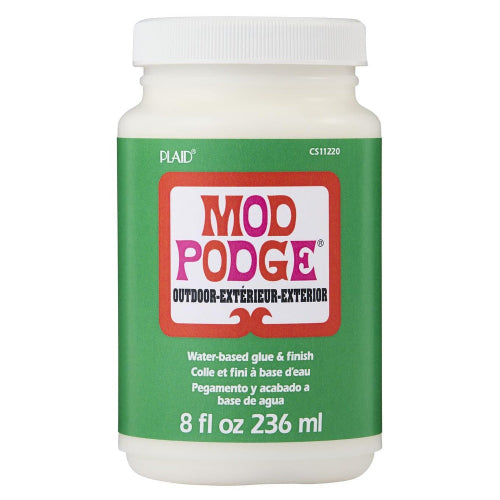 Mod Podge Waterbase Sealer/Glue/Finish, Outdoor (8oz) | Alberta Bead Store