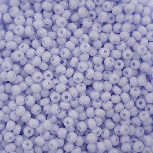 Czech Seed Bead 11/0 Opaque Natural Lilac | Alberta Bead Store