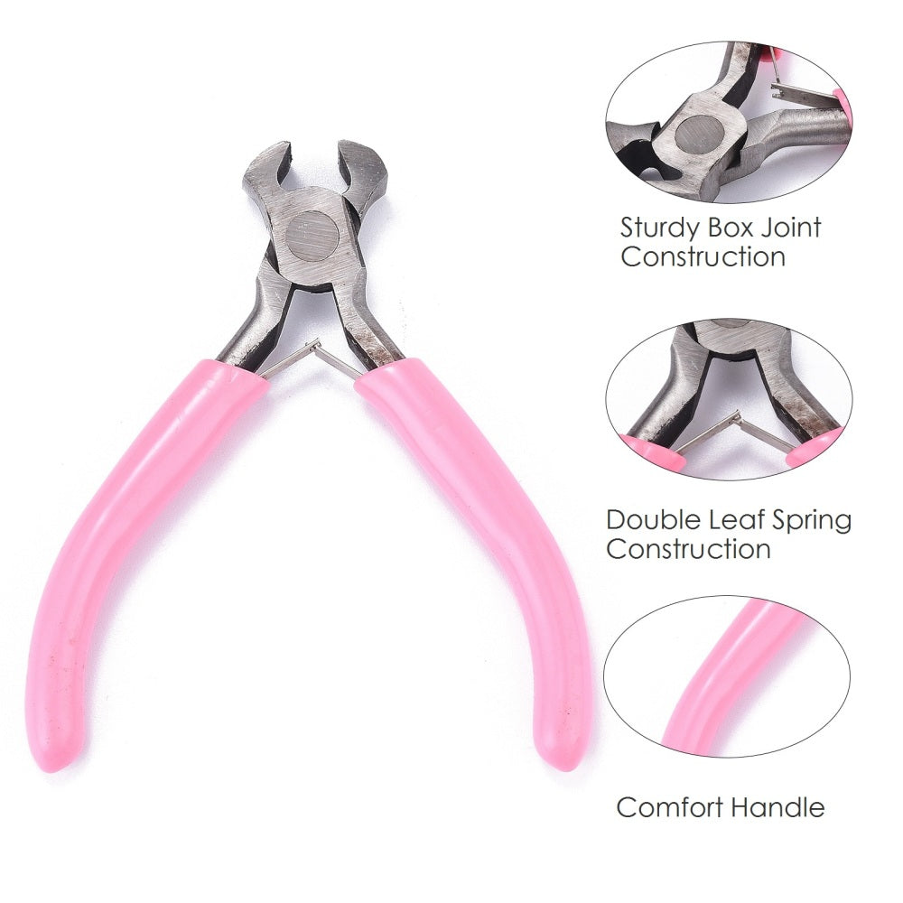 End Cutting Nippers Pink - Alberta Bead Store