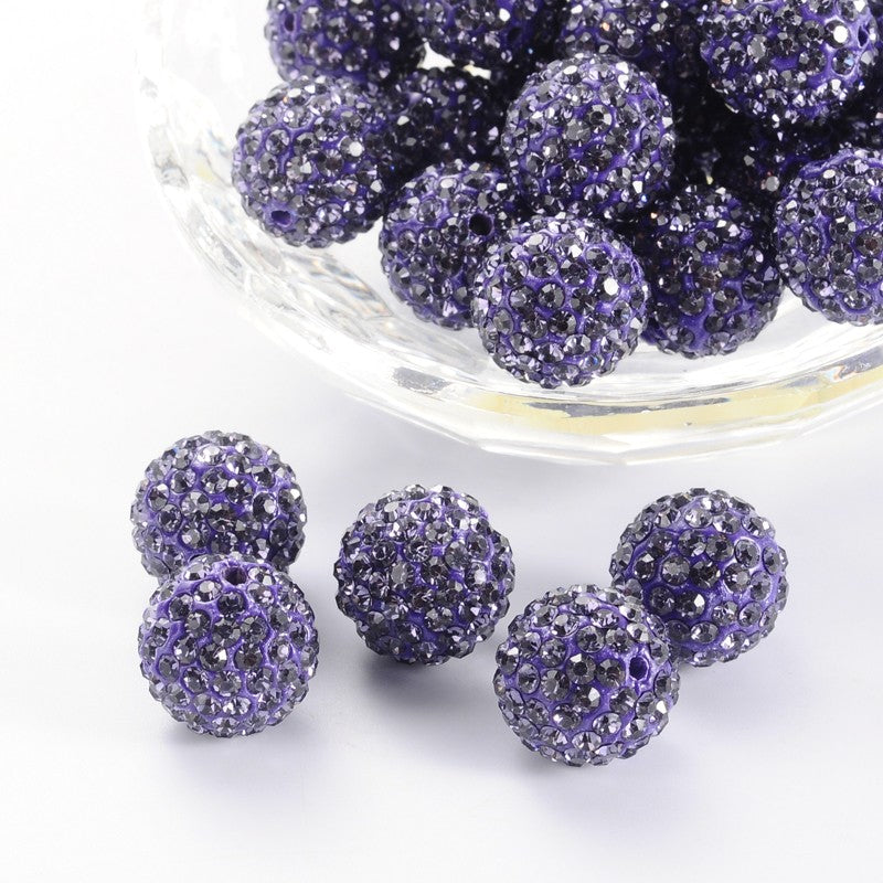 Pave Ball Tanzanite 14mm