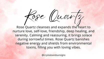 Rose quartz Healing Properties